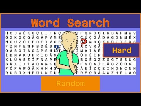 Word Search - Challenge  Ep1093