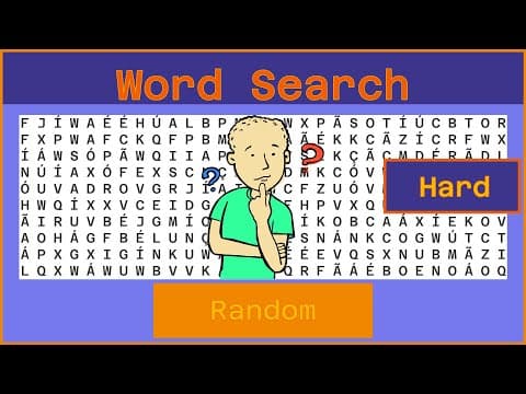 Word Search - Challenge  Ep38