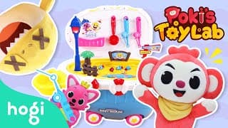 I'm the best fisherman! | Poki's Toy Lab | Toy Review | Play with Hogi
