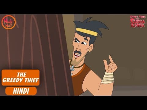 लालची चोर की कहानी | The Greedy Thief Hindi Moral Story | Story Time With Sudha Amma