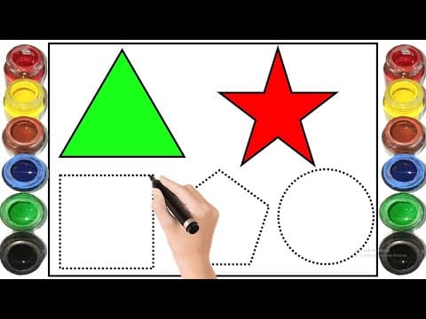Shapes name shapes colors learn shapes Shapes drawing triangle square 2D shapes drawing