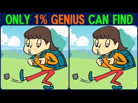 Brain exercise quiz! Find the difference between! │ Great for brain exercise!