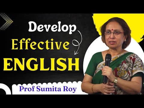 Develop effective english speaking - sumita roy