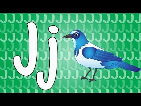 Letter j song for kids - words that start with j - animals that start with j