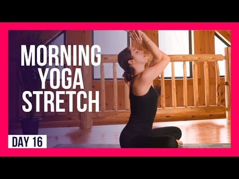 10 min Morning Yoga To Stretch & Soothe For Pain Release – Day #16 (STRETCH & SOOTHE)