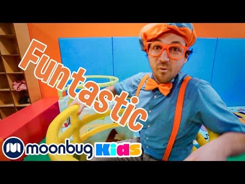 Blippi at funtastic playtorium - explore with blippi! - educational videos for toddlers