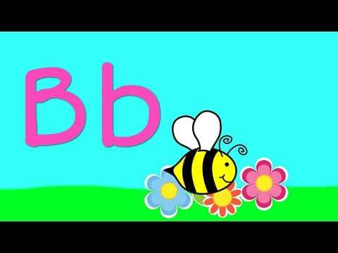 Betty the bee letter b poem - alphabet videos for kids