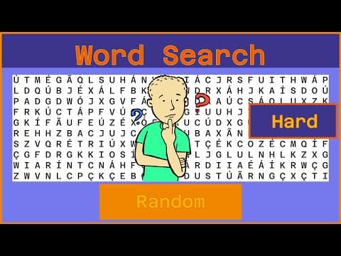 Word Search - Challenge  Ep1105