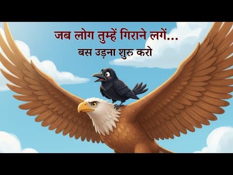 When people try to bring you down - just start flying | जब लोग तुम्हें गिराने लगें बस उड़ना शुरू करो