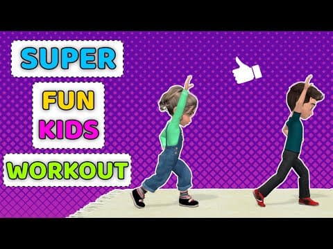 Super fun kids workout! 10-minute hiit fitness for kids