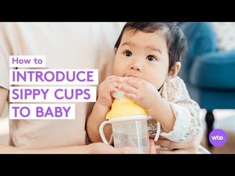 When can babies use a sippy cup? transition tips + more! = what to expect