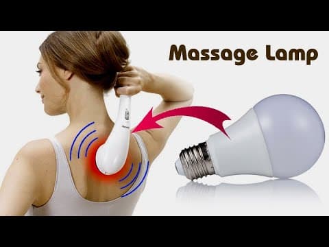How to make a massage device from the Lamp