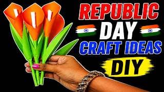 independence day republic crafts ideas | tricolor craft ideas