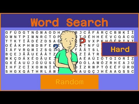 Word Search - Challenge  Ep957