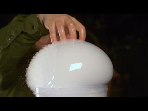 Here's how to create and pop! giant co2 soap bubbles