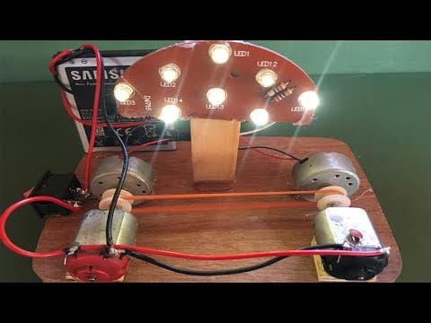 Free Energy Generator Homemade Make With DC Motor The Help of Battery