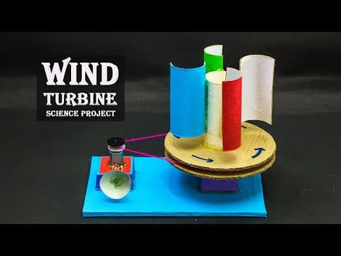 Science Fair Ideas | Wind Turbine Model