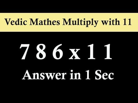 Vedic maths tricks - mathematics tips & tricks - maths shortcuts
