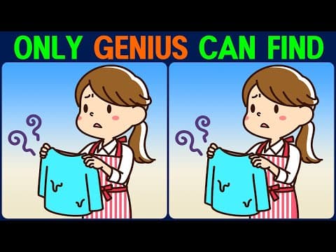 Brain exercise quiz! Find the difference between! │ Sweet concentration time!