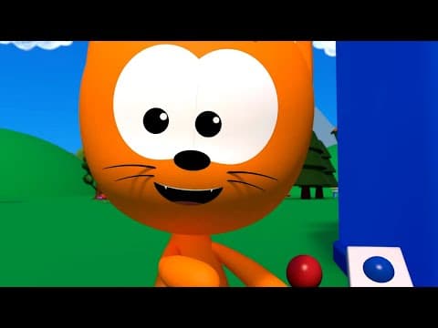 Kitty's Games - Magic garage and colored balls - premiere on the channel