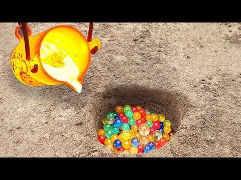 EXPERIMENT- LAVA VS ORBEEZ
