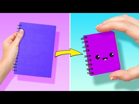 12 CUTE DIY IDEAS FOR SCHOOL