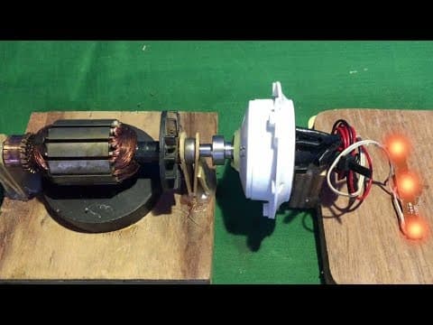 Free energy generator motor diy - How to make work 100% without fan motors