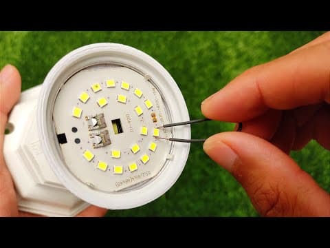 3 Simple Ways to Repair LED Bulbs in Your Home| Easy LED Light Fix