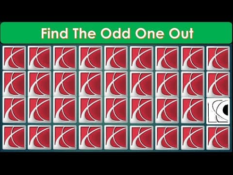 Find The Odd One Out in These Pictures? How Good Your Eyes#44 |Find The Odd emoji |