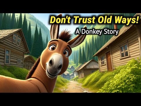 Life-Changing Story ⭐ The Donkey’s Path – A Motivational English Story About Finding Your Way