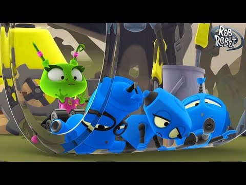 Learn What To Do When You're Sick With Rob and Friends!| Robot The Robot | Learning Video