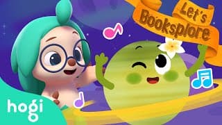 Hula Hula Dance Saturn | Planet Exploration Song | Let's Booksplore with Hogi | Learn with Hogi
