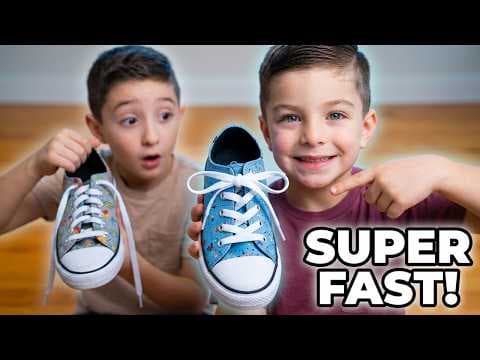 How To Tie Your Shoes for Kids 👟 | A Step-by-Step Guide to tie your shoelaces for Kids!