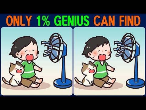 Puzzle / Find the Difference │ Concentration increases when you have fun and concentrate!