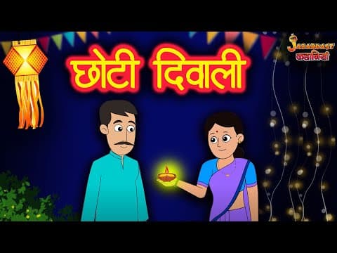 छोटी दिवाली | Diwali Special | Eco Friendly Diwali | Happy Diwali | Hindi Kahaniya | Bedtime Stories