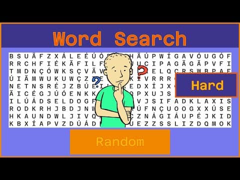 Word Search - Challenge  Ep52