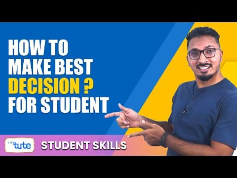How to make decisions? | Best Decision making for students | Decision-Making Strategies