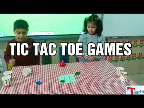 primary school - indoor games - tic tac toe - Physical education