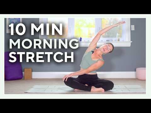 10 min Morning Yoga for Beginners - Gentle Yoga to Wake Up