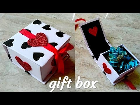 Easy gift box handmade