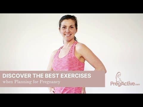 Best exercises when planning for pregnancy