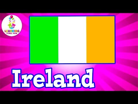 50 country flags for kids - learn country flags for children