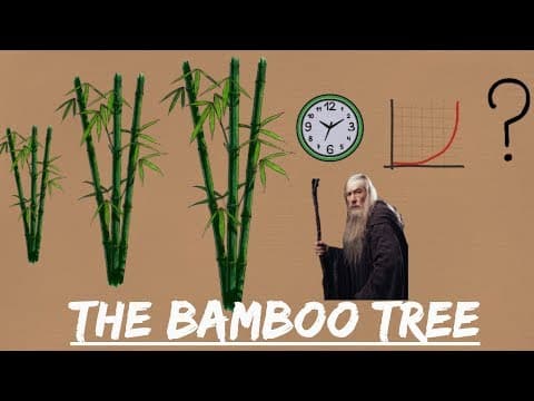 THE STORY OF THE BAMBOO TREE - an
inspirational journey
