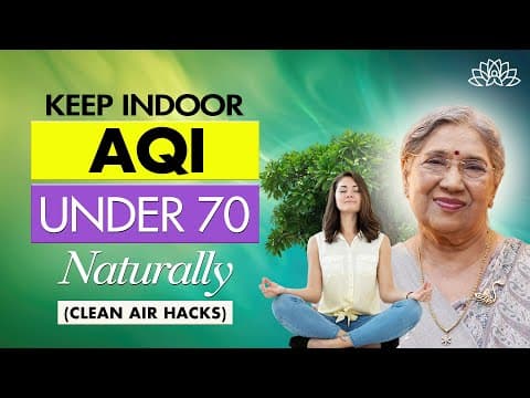 Get Healthy AQI Levels Indoor Naturally | Science Backed Natural Tips | Beat Pollution