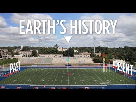 Earth's Entire History Visualized On A Football Field