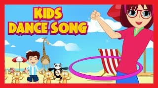 Kids Dance Song - Rhymes | Fun For Kids With Zoo Animals, Hula Hoop and Dracula