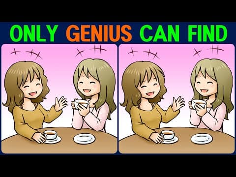 Puzzle / Find the Difference │ Have fun and improve your concentration!