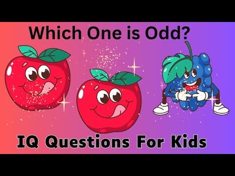 IQ Questions For Kids With Answers | Educational Video | Quiz Questions Part 25