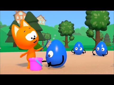 Kitty's Games - Surprise Eggs Coloring Adventure - premiere on the channel