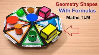 geometry shapes formulas for - diy - math's tlm - diy